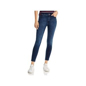 DL1961 Womens Blue Stretch Zippered Cropped Scultping Skinny Jeans 27